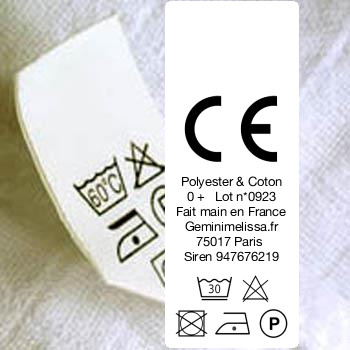 48 Etichette Composizione | Etichette di Manutenzione | Etichette e Lavaggio