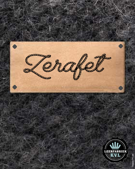 Leder Etiketten Handmade